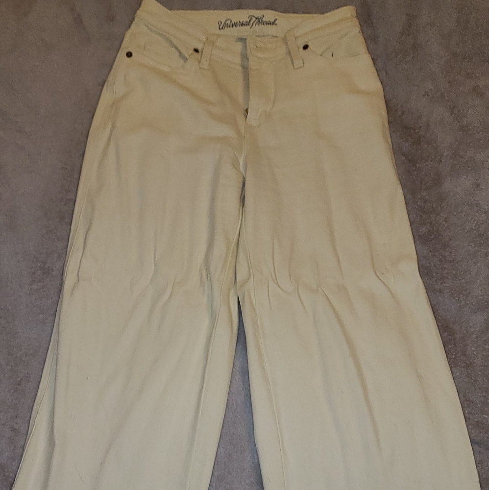 Universal Thread Cream Wide Leg Pants